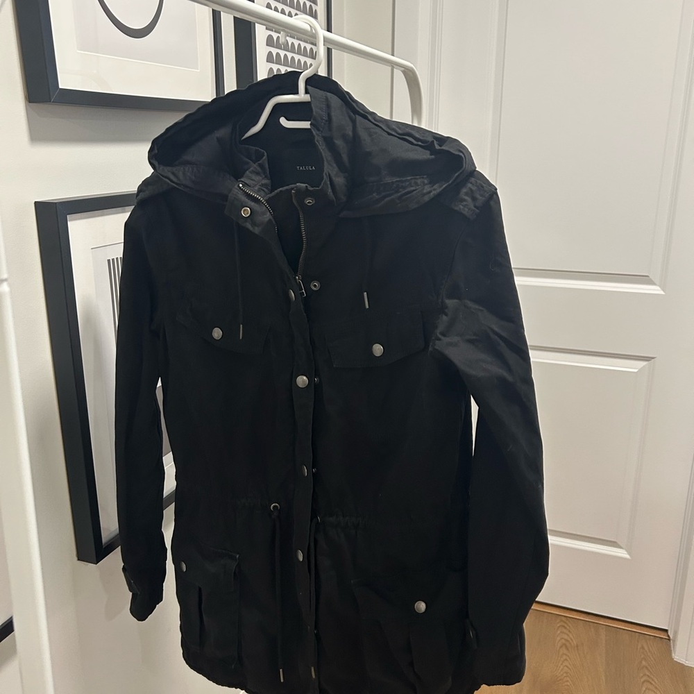 Talula Black Zip-Up Jacket